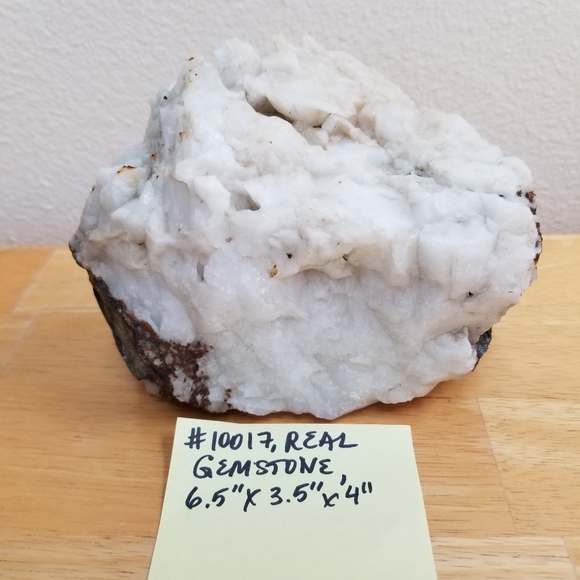 #10017 Rare Collectible Real Large White Gemstone - Picture 2 of 7